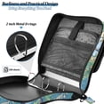 thumbnail image 4 of FORMRS Zipper Binder with Shoulder Strap 2-inch Ring 500 Sheet Capacity File Bag, Beige Tree, 4 of 5