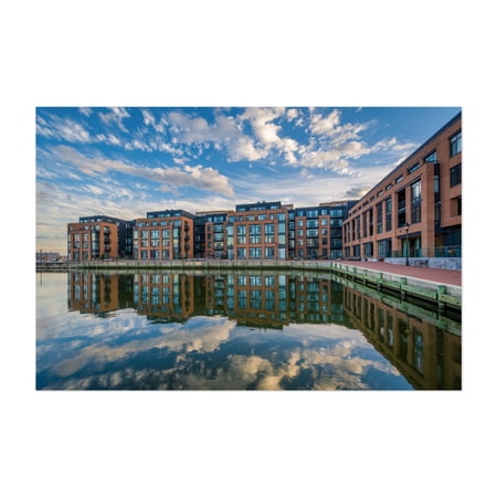 Union Wharf - Baltimore Maryland Photography Architecture Harbor City Skyline Unframed Wall Art Print 32 x 48 inches