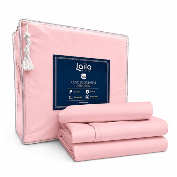 Juego De Sabanas Matrimoniales, Premium Tacto Egipcio, Laila