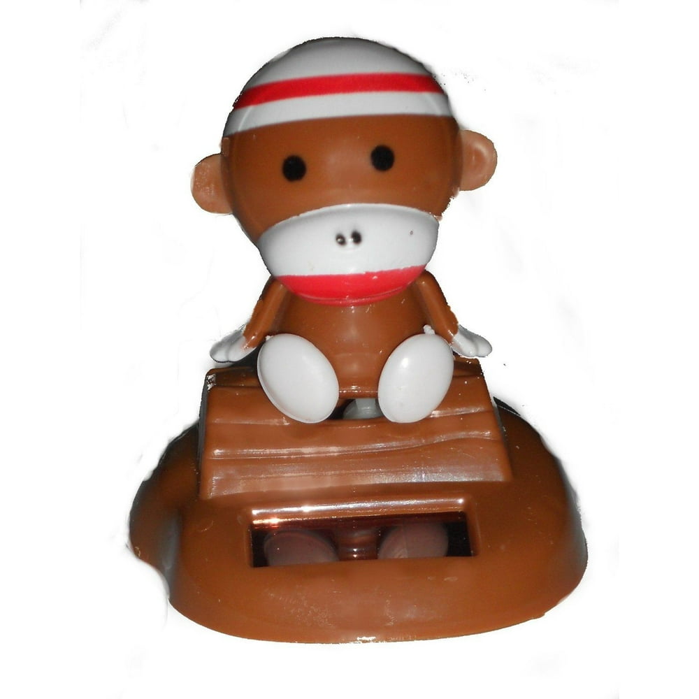 solar monkey toy