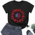 thumbnail image 2 of CFLVAEK 4th of July T Shirts for Kids American Flag Graphic Tees Cotton Short Sleeve Patriotic Tshirts Indenpendence Day Crewneck Tops 4 Years, 2 of 10