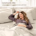 thumbnail image 5 of Bare Home Organic Sateen Sheet Set - 400 Thread Count - 100% Organic Cotton - 4 Piece - California King, French Beige, 5 of 10