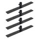 thumbnail image 1 of BESTYASH 4Ud Soporte Para Montaje En Pared De Accesorios De Mezcladora Compatible Con Kitchenaid Plástico Negro, 1 of 8