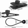 thumbnail image 2 of ZHAOCHENG Clips para carpas, clips de bloqueo, 10 clips para carpas y 10 cuerdas de sujeción, 20 clips para carpas reutilizables, 2 of 5