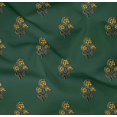 thumbnail image 4 of oneOone Organic Cotton Poplin Twill Fabric Leaves & Floral Block Print Fabric By Yard 42 Inch Wide, 4 of 4
