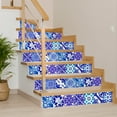 thumbnail image 5 of Mi Alma Peel & Stick Tiles - Blue Vintage Vinyl Backsplash 12x12, 5 of 11