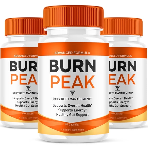 (3 Pack) Burn Peak Advanced Capsules, BurnPeak Maximum Support (180 Capsules)