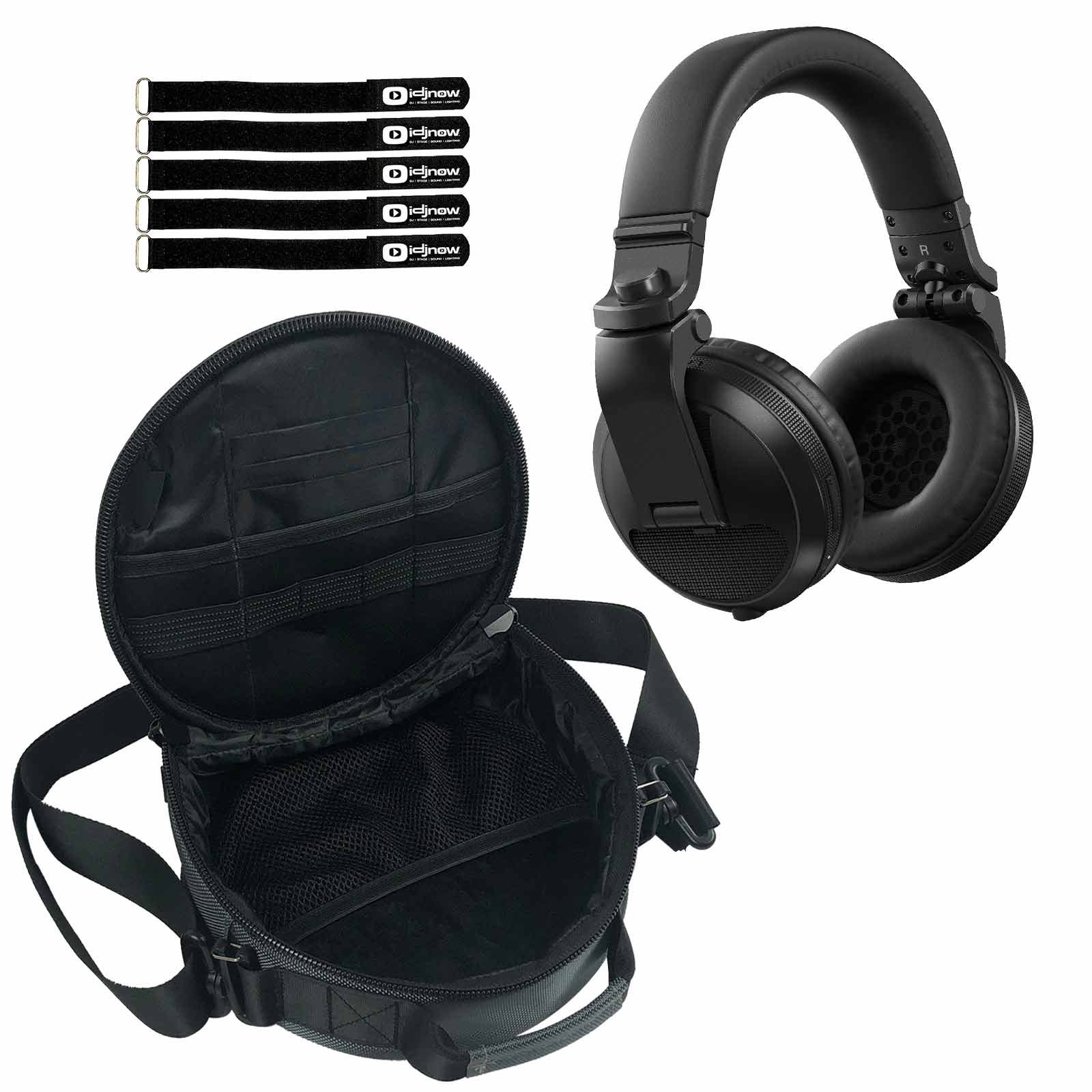Black Bluetooth Wireless Technology DJ Headphones with Headphone Gear