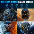 thumbnail image 3 of Smartwatch militar Erosados con pantalla de 1,96" y resistencia al agua 3 ATM, 3 of 7