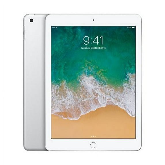 Restored 2017 Apple iPad Wi Fi+Cellular 32 GB Silver (5th Generation) (Refurbished)