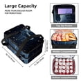 thumbnail image 3 of Constellation Double Layered Insulated Lunch Bag with Large Capacity and Dual Compartments, Refrigerated Meal Bag for Hand Carry 7.1x11.4x16.1 Inches, 3 of 6