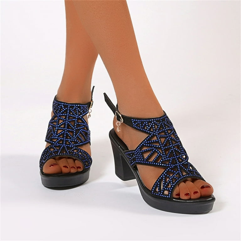 Navy blue dressy heels deals