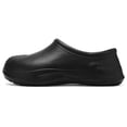 thumbnail image 4 of GPOECD Mens Slippers Oversized Couple'S Style Chef Shoes Slippers Fashionable Rain Boots for Outdoor Wear Mens Sandals Black,7, 4 of 8
