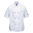 thumbnail image 1 of Portwest - Chaqueta de Chef Rachel de Manga Corta para Mujer (Blanco), 1 of 2