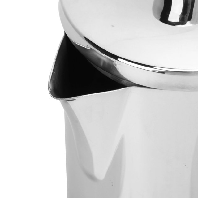 Hervidor de café para el hogar, cafetera de acero inoxidable, cafetera pulida, la mejor de su clase