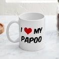 thumbnail image 3 of CafePress - I Love: Papoo Mug - 11 oz Ceramic Mug - Novelty Coffee Tea Cup, 3 of 3