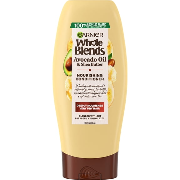 Garnier Whole Blends Nourishing Conditioner Avocado Oil & Shea Butter - 12.5 oz