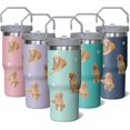 thumbnail image 6 of Golden Retriever Gift for Golden Retriever Owner,30 oz Golden Retriever Tumbler Stainless Steel Insulated with Handle (Golden Retriever-Navy, 30 oz), 6 of 6