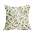 thumbnail image 2 of Decorative Throw Pillow Cover, Farmhouse Tropical Floral Linen Cushion Case for Sofa Couch, Boho Style Outdoor Home Pillowcase, 2 of 4