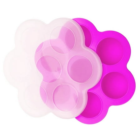 Joyfeel 2019 Hot Sale 7 Holes Multifunctional Silicone Egg Bites Molds Reusable Storage Container Children Food