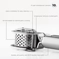 thumbnail image 2 of Presse-ail en Acier Inoxydable Moda avec Barre de Raclage Automatique, 2 of 5