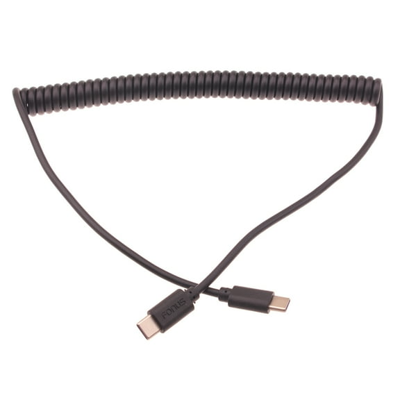 Coiled Cable for Samsung Galaxy S24/Ultra/Plus - USB-C to TYPE-C Fast Charger Cord Power Wire for Galaxy S24/Ultra/Plus