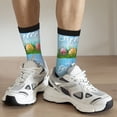 thumbnail image 6 of Vsdgher Happy Easter Crew Socks for Men & Women, Breathable Casual Athletic Ankle Socks, 6 of 6