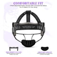 thumbnail image 2 of Exxact Sports Softball Face Mask Girls Youth & Adult, Protective Lightweight Fielders Mask Softball For Enhanced Performance (Black Carbon, Adult), 2 of 7
