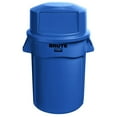 thumbnail image 2 of Rubbermaid BRUTE 44 Gallon Blue Round Trash Can and Dome Top Lid, 2 of 2