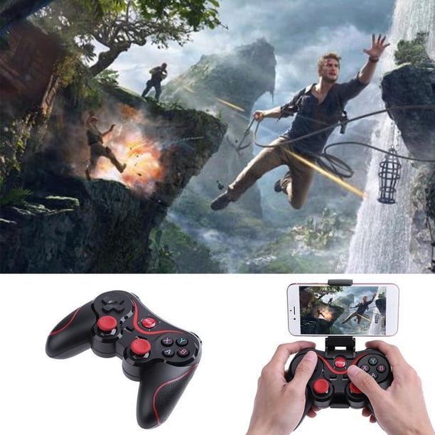 Controlador De Juegos Controlador de juegos inalámbrico Gamepad compatible con Bluetooth T3 para Android Smartphone Smar Likrtyny Para estrenar