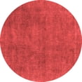 thumbnail image 1 of Ahgly Company Indoor Round Oriental Red Industrial Area Rugs, 8' Round, 1 of 4