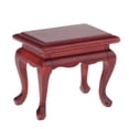thumbnail image 3 of 1:12 Scale Dolls House Furniture Wooden End Table, Miniature Table, 3 of 8