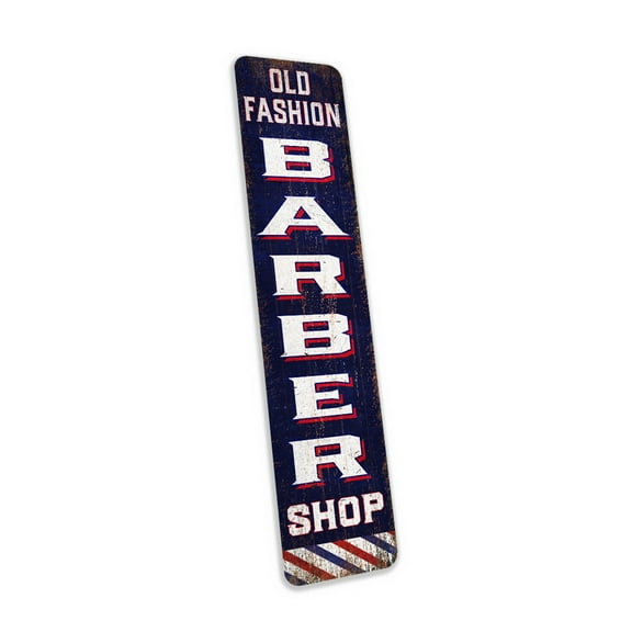 Old Fashioned Barber Shop Sign Rustic Looking Sign Barber Salon Garage Décor Gift 4x18 204182001035