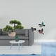 thumbnail image 2 of Árbol bonsái artificial,Bonsái artificial para decoración de escritorio o interior,Bonsái artificial,planta falsa en maceta.,Colgante de pared con forma de pájaro,Arte de pared de, 2 of 8