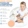 thumbnail image 2 of Toddler Comforter, 100% White Goose Down Duvet Insert, Sleep Blanket with Cotton Shell, 33x42 Inches, White, 2 of 7
