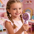 thumbnail image 7 of Portable Handheld Fan USB Rechargeable Mini Fan Student Cooling Fan Quiet Personal Fan Pocket Size Travel Dorm Office Summer Breeze Strong Airflow Pocket Cooler Commute Heat Relief Pocket Fan Pro, 7 of 7