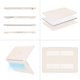 thumbnail image 5 of Funda MOSISO compatible con MacBook Air de 13,6 pulgadas, color beige, 5 of 6