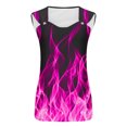 thumbnail image 4 of Débardeurs pour Femmes, Camisole Imprimée Sans Manches T-Shirt Ample, 4 of 4