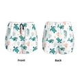 thumbnail image 3 of Balery Turtles And Seahorses Pantalones cortos deportivos para mujer con forro y dos bolsillos, elásticos, para entrenamiento, gimnasio, yoga-X-Large, 3 of 7