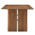 thumbnail image 4 of Modway Amistad 72" Rectangular Modern Wood Dining Table in Walnut, 4 of 10
