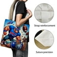 thumbnail image 3 of Bills Handbag 13.8*15.8 Inches Made Of Canvas Material Durable And Stylish Showcasing Personal Style, 3 of 6
