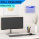 thumbnail image 2 of Organizador de archivos de pared GDINDINFAN de malla metálica con 3 compartimentos, blanco, 2 of 7