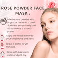 thumbnail image 3 of Herbs Botanica Rose Petal Powder Organic 100g / 3.52 oz For Face Mask | Skin Care | Natural and Chemical Free | No Added Preservatives or Colors, 3 of 5