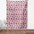 thumbnail image 4 of Pastel Fabric by the Yard, Modern Illustration of Rose Silhouettes and Different Size Rounds Circles, Decorative Upholstery Fabric for Sofas and Home Accents, Dried Rose Grey Pink by Ambesonne, 4 of 5