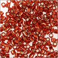 thumbnail image 3 of Miyuki Perle de Rocaille Délicate 11/0 Doublée d'Argent Rouge Brique (Tube de 3 Grammes), 3 of 4