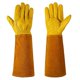 thumbnail image 1 of Guantes de jardinería YONGSHENG guanteletes de cuero de vaca a prueba de cortes y espinas, 1 of 5