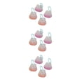 thumbnail image 1 of Justharion 4PCS Keychain Double Side Lightweight Portable Key Ring Transparent Holder Accessory Cellphone DIY Making Birthday 5x4.1x1 cm 5 3Set, 1 of 6