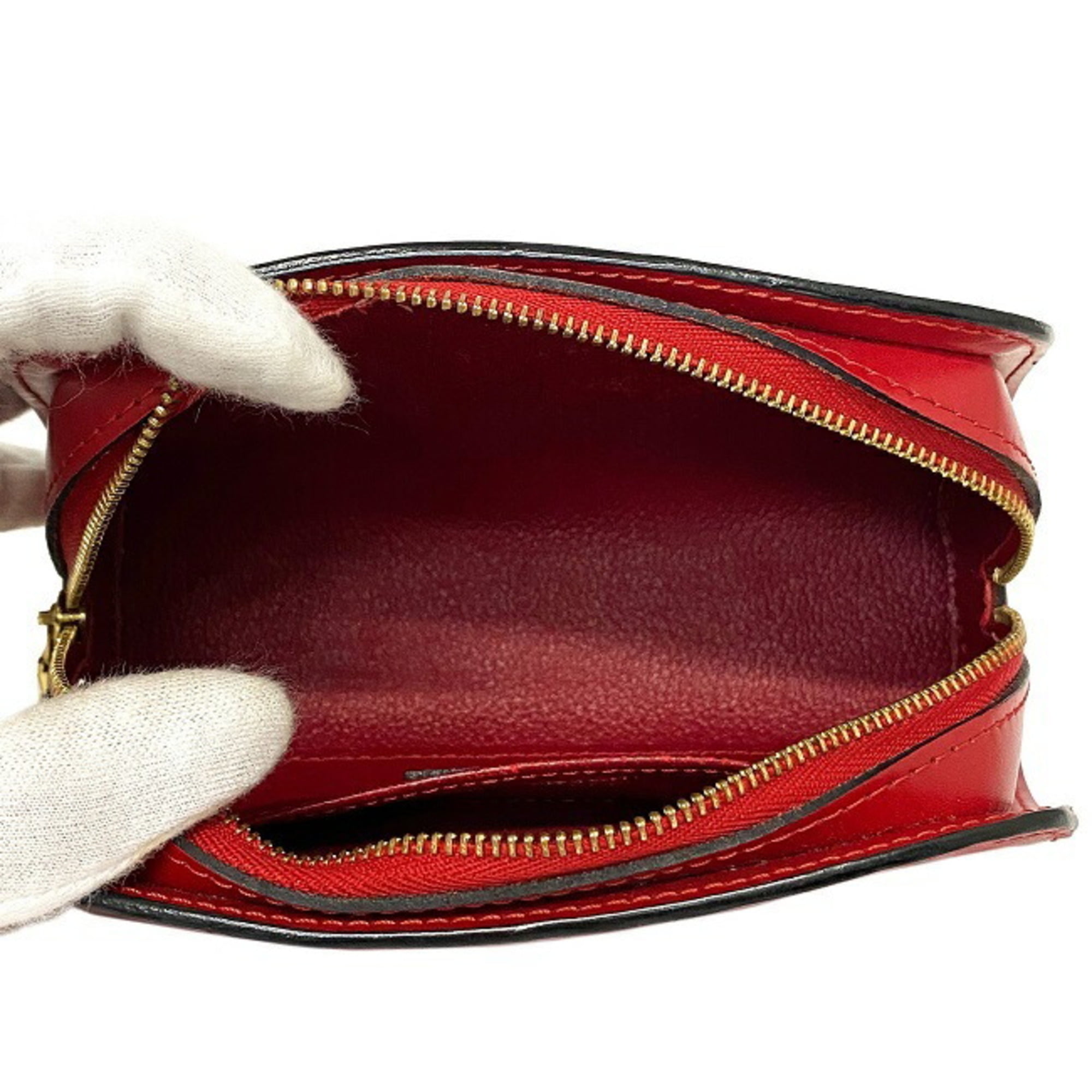 Japan Used Bag] Used Louis Vuitton Dauphine Epi Castilian Red