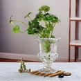 thumbnail image 3 of 1 pieza de estilo retro, florero de vidrio, arreglo floral, botella, decoración de flores (transparente), 3 of 7