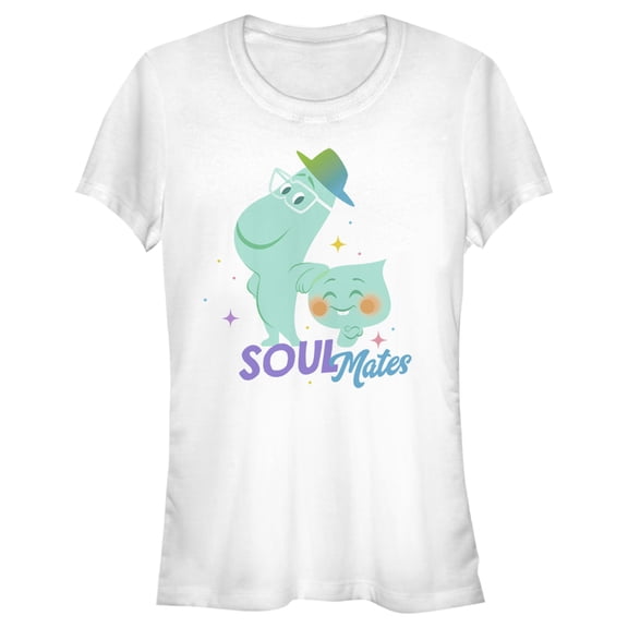 Junior's Soul Mates Graphic Tee White Medium